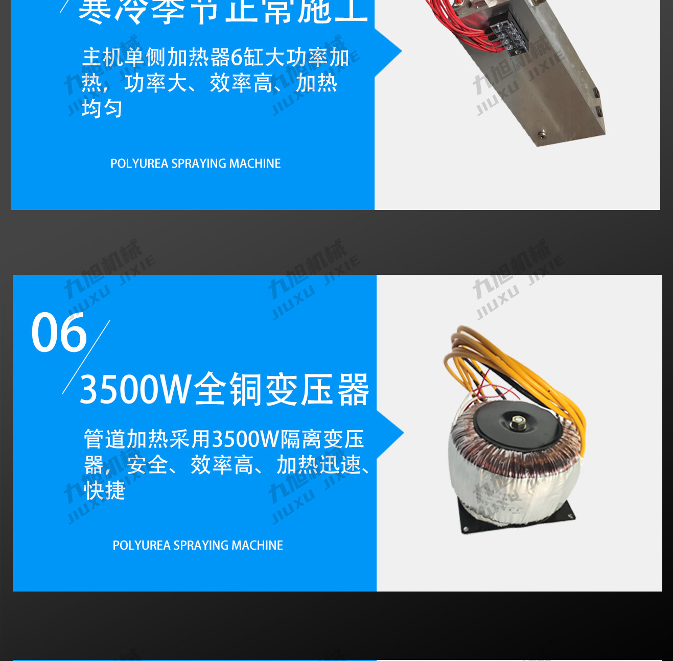 聚脲喷涂机JX-H5600(图6) 聚脲喷涂机